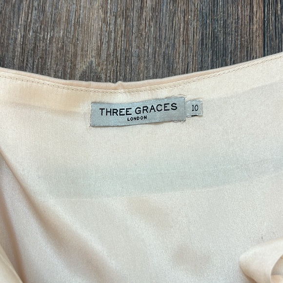 Three Graces Blush Flowy Dress - Picture 3 of 5